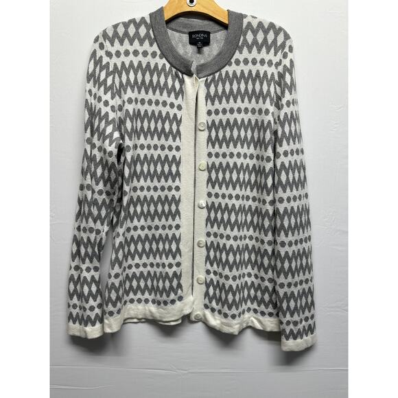 Rondina New York Women Button Up Sweater Cardigan Soft Rayon XL - Picture 1 of 8